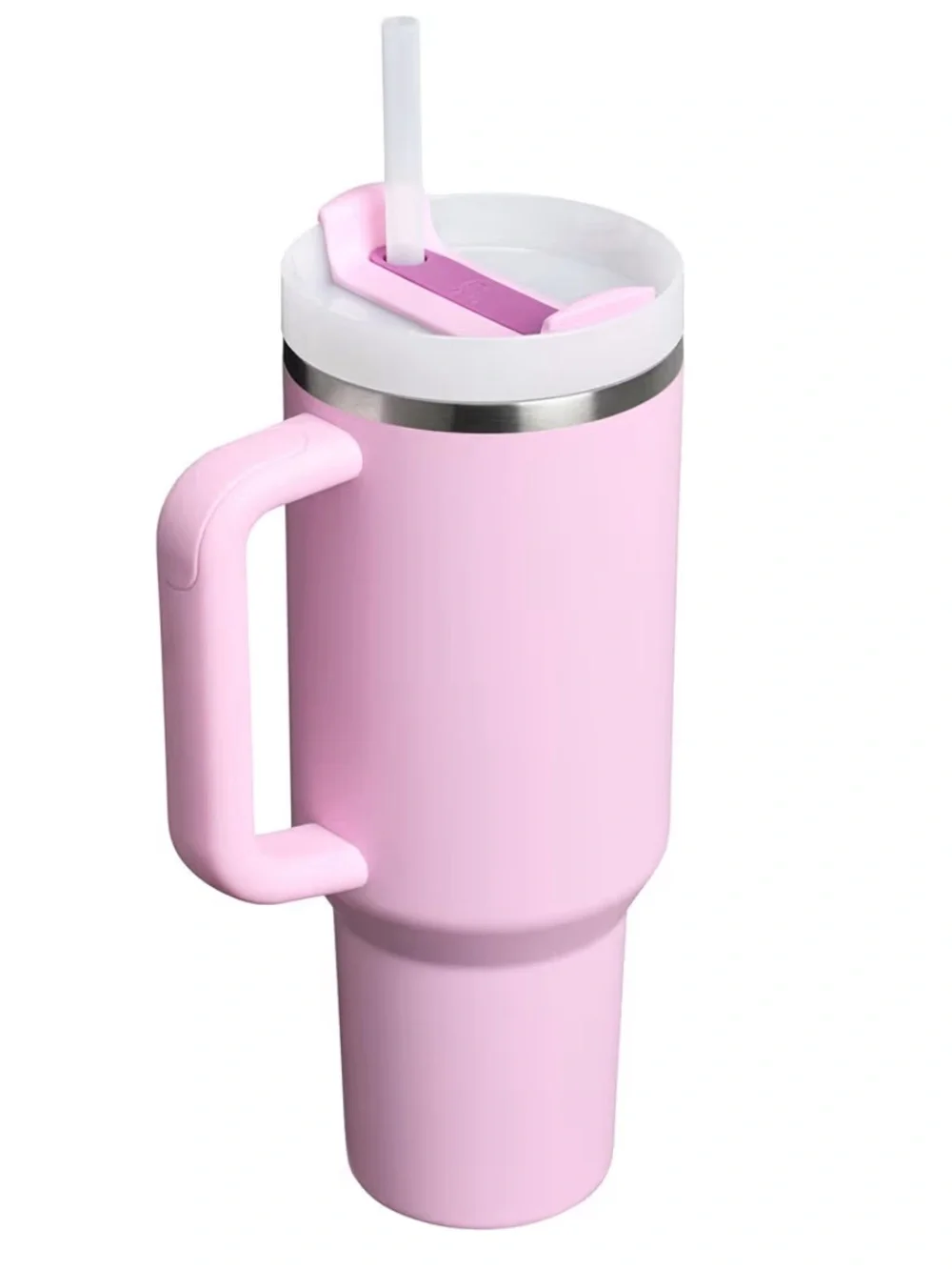NWT Stanley 40 oz. Quencher H2.0 FlowState Tumbler - Cherry Blossom - Picture 3 of 5